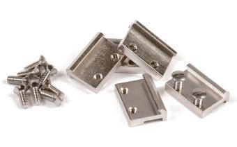 Massoth Rail Clamps G Scale, nicke-plated, 19mm (100/pack)