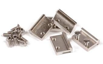 Massoth Rail Clamps G Scale, nicke-plated, 19mm (50/pack)