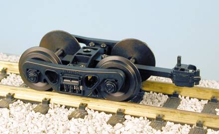 USA-Trains Die-cast freight truck with operating knuckle coupler,Spur G
