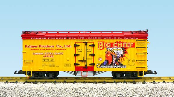 USA-Trains Big Chief Apples - Yellow/Red ,Spur G