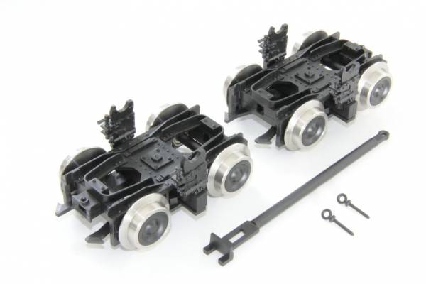 Boerman Rollbockset HSB, Spur G, für Spur II (64mm)-Wagen auf Schmalsspur IIm (45mm)