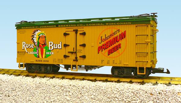 USA-Trains Rose Bud Lager BeerYellow/Green,Spur G