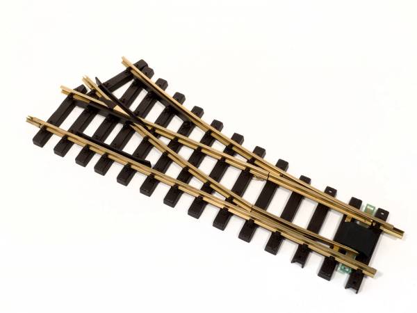Train Line45 Weiche rechts, Radius 90cm, Elektro/DCC