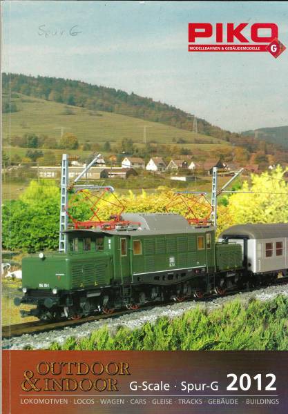 Piko Hauptkatalog 2012 für Spur G Gartenbahn