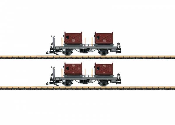 Behältertragwagen-Set RhB