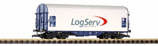 Piko G-Schiebeplanwagen. Shimmns LogServ DB AG V Spur G