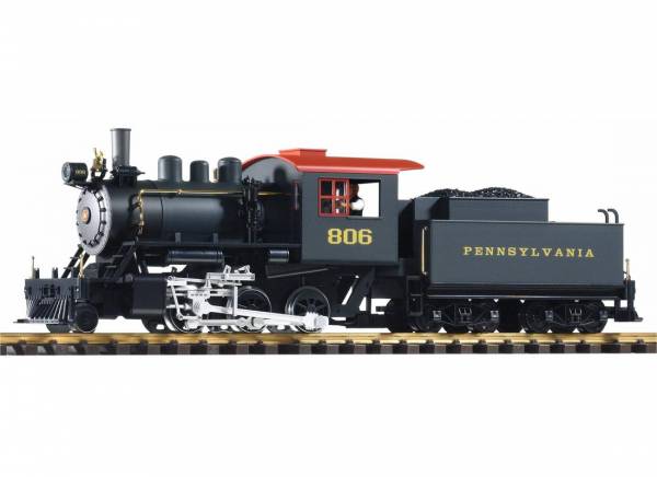 G-Dampflokomotive mit Tender Mini-Mogul PRR, Analog Sound