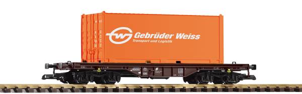 Piko G-Flachwagen mit Container Geb.Weiss ÖBB V Spur G