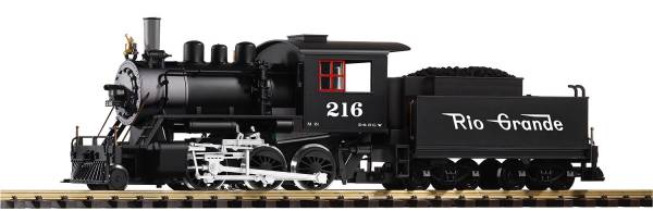 Piko G-Dampflokomotive mit Tender Mogul D&RGW Spur G