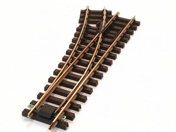 Train Line45 Weiche links, Radius 120cm, ohne Antrieb