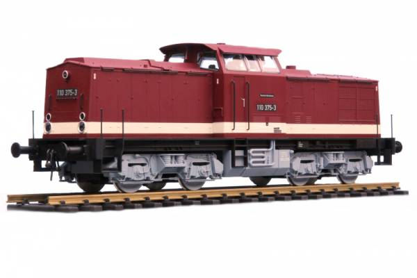 PIKO Diesellok V100 / V199 DR ist auf Spur 2 (64mm) umgespurt.