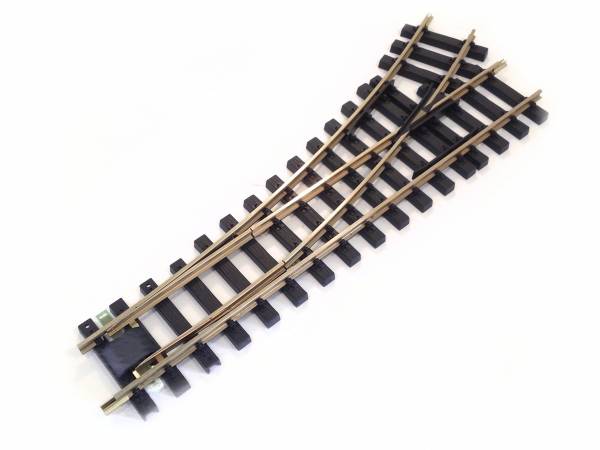 Train Line45 Weiche links, Radius 120cm, Elektro/DCC