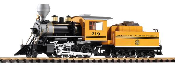 Piko G-Dampflokomotive mit Tender Mogul D&RGW, Sound Spur G