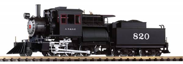 Piko G-Dampflokomotive mit Tender SF 2-6-0 Camelback, Sound Spur G