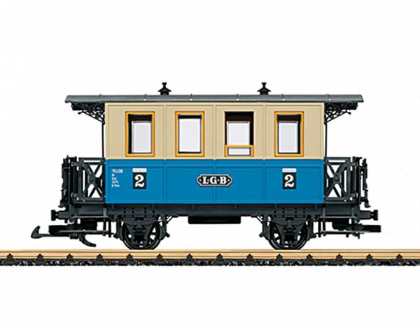 Personenwagen Spur G, blau-beige