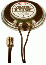 Massoth Visaton Lautsprecher K 28 WP, Ã˜28mm, 8 Ohm, 2 Watt, Spur G