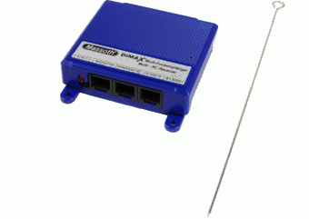 Odbiornik radiowy Massoth DiMAX UE do central DCC z interfejsem XpressNet i LocoNet